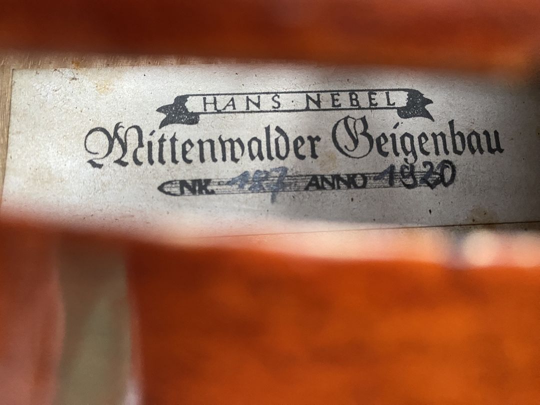 Nebel Hans - Mittenwald um 1920 - 40,8cm - B-130